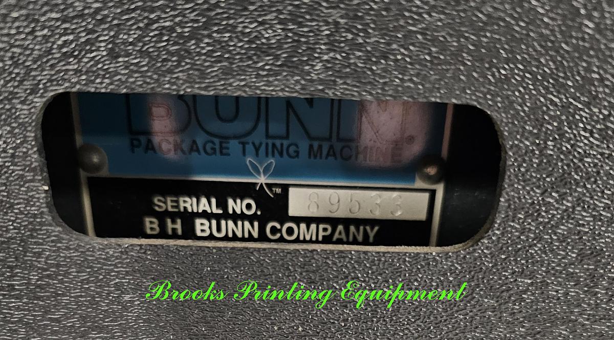 Used Bunn Tying Machine