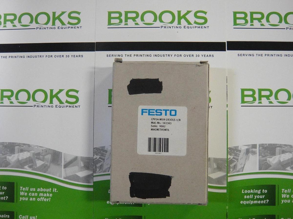 Used Festo Solenoid Valve, Part #CPV14-M1H-2X3015-1/8