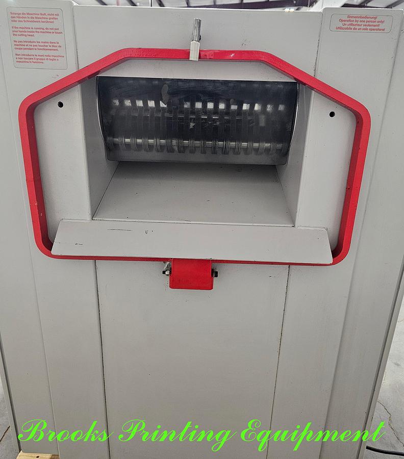 Used MBM Ideal DestroyIt High Capacity Strip-Cut Paper Shredder 4104