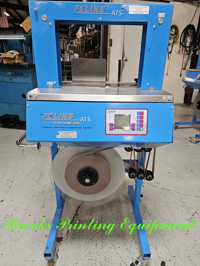 Used ATS US-2000 AD Ultra-Sonic Banding Machine, Video