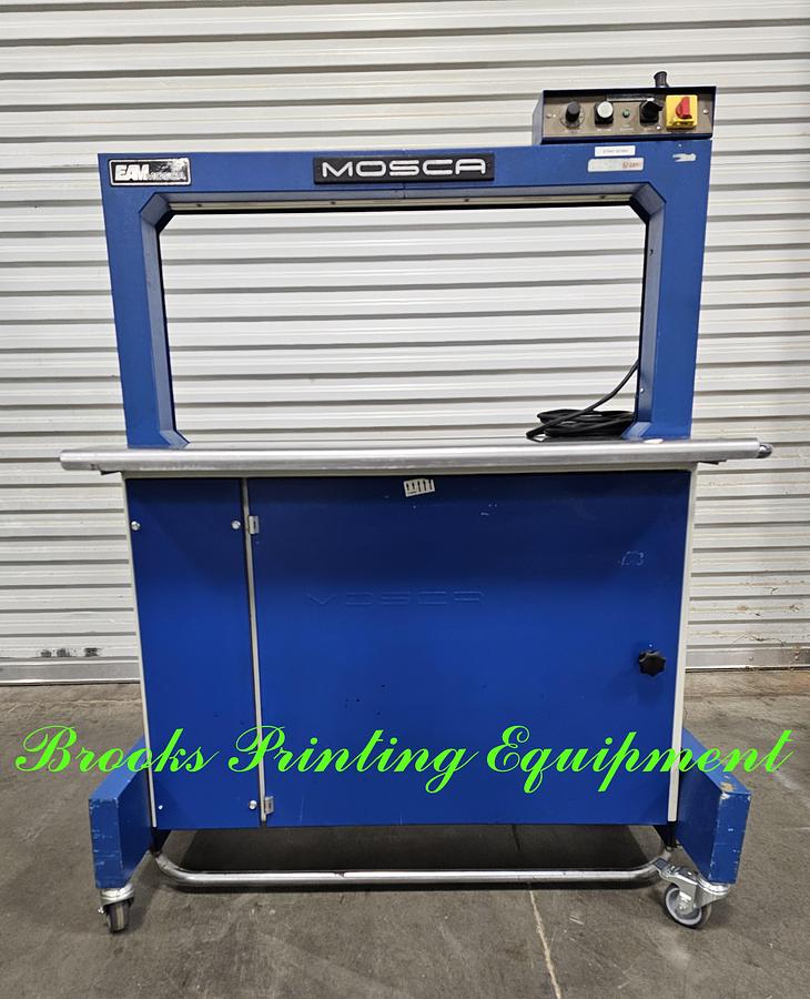 Used Mosca RO-M-P2 Strapping Machine, 1997