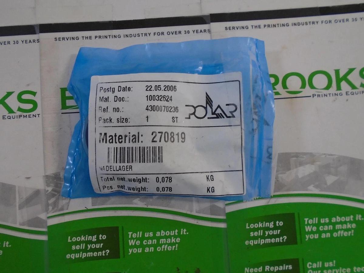 Heidelberg (Polar) Needle Bearing, Part #ZA3.270819