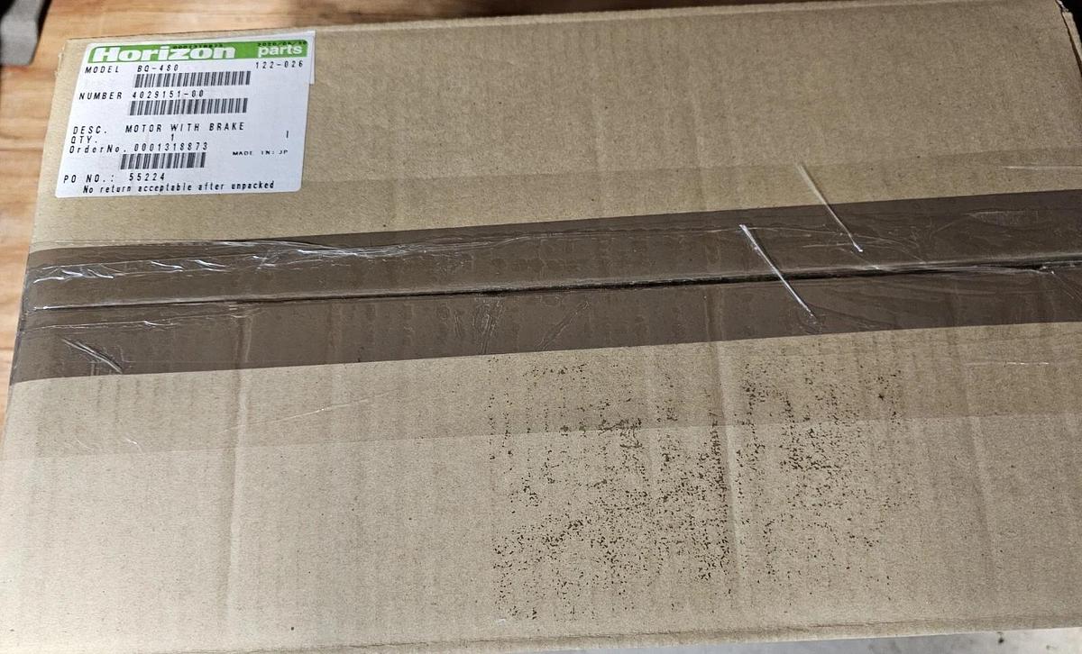 Horizon BQ 480 Motor with Brake, Part #4029151-00
