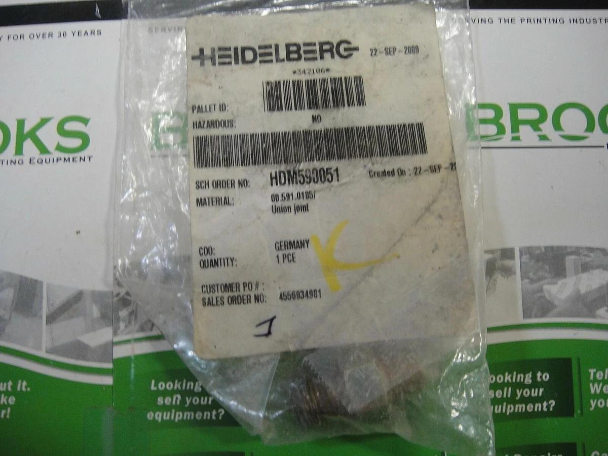 Heidelberg Union Joint, Part #00.591.0185