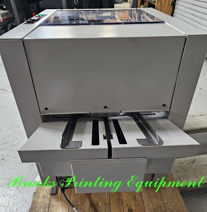 Used MBM B200 Stitch'n Fold Bookletmaker, Video
