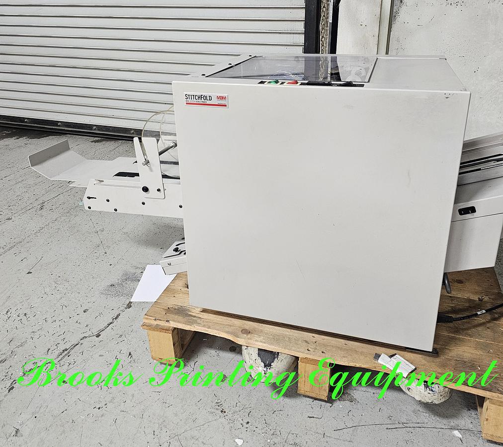 Used MBM B200 Stitch'n Fold Bookletmaker, Video