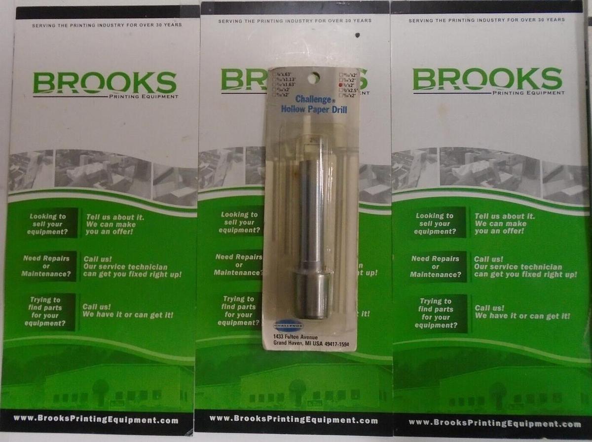 Used Challenge 1/2" Hollow  Drill Bit