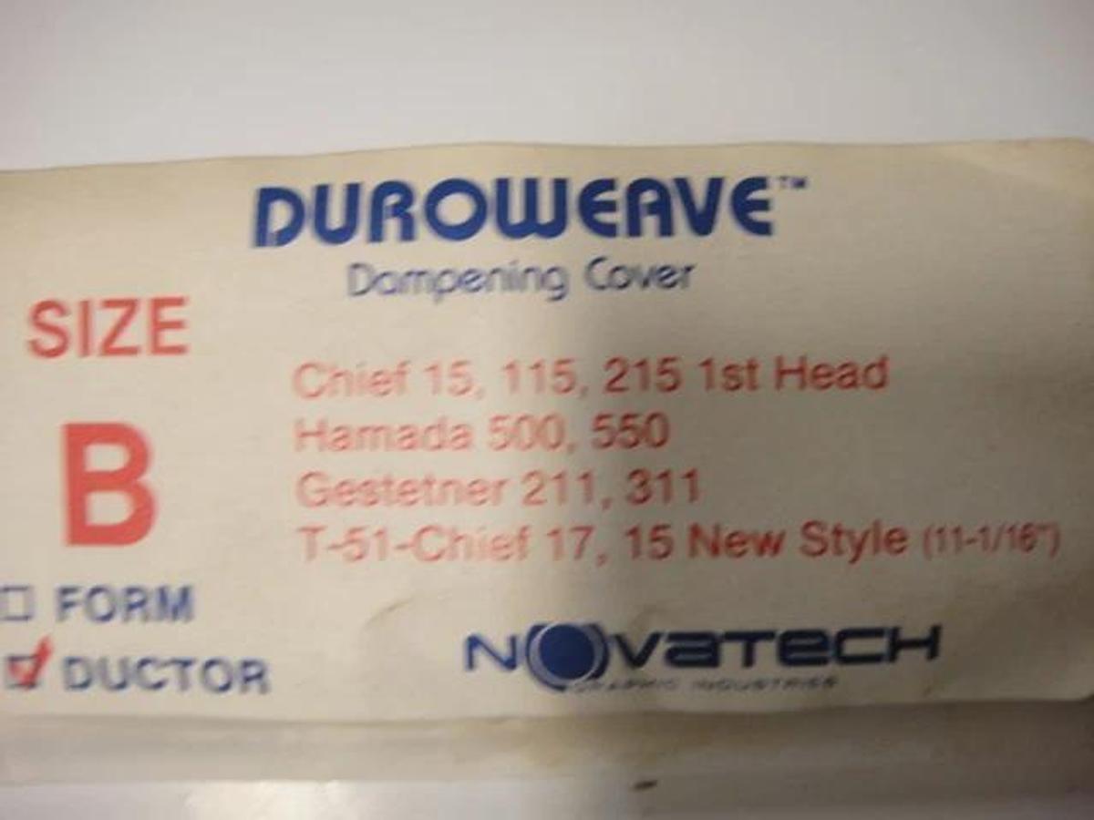 Used Hamada 500 Ductor Daampening Cover, Size B