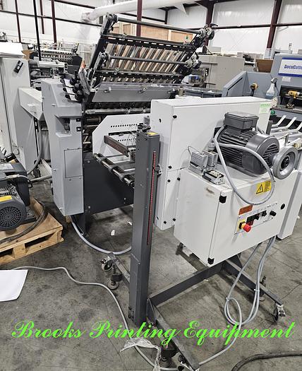 Used Heidelberg Stahl Folder BUH 52, 2019 with VFZ 52 Knife Fold Unit, Video