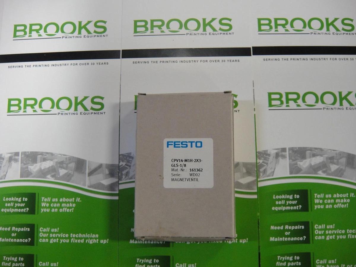 Used Festo Solenoid Valve, Part #CPV14-M1H-2X3*GLS-1/8