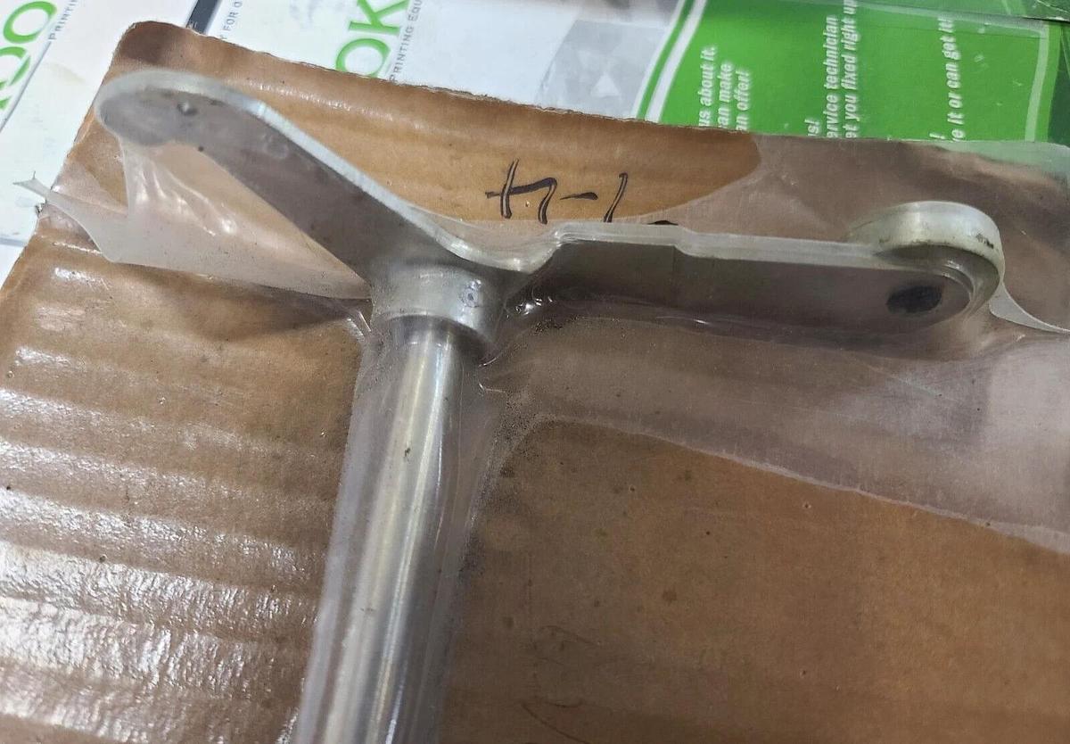 Used AB Dick 350-360 Upper Feed Roller Shaft Assembly, Part #78424