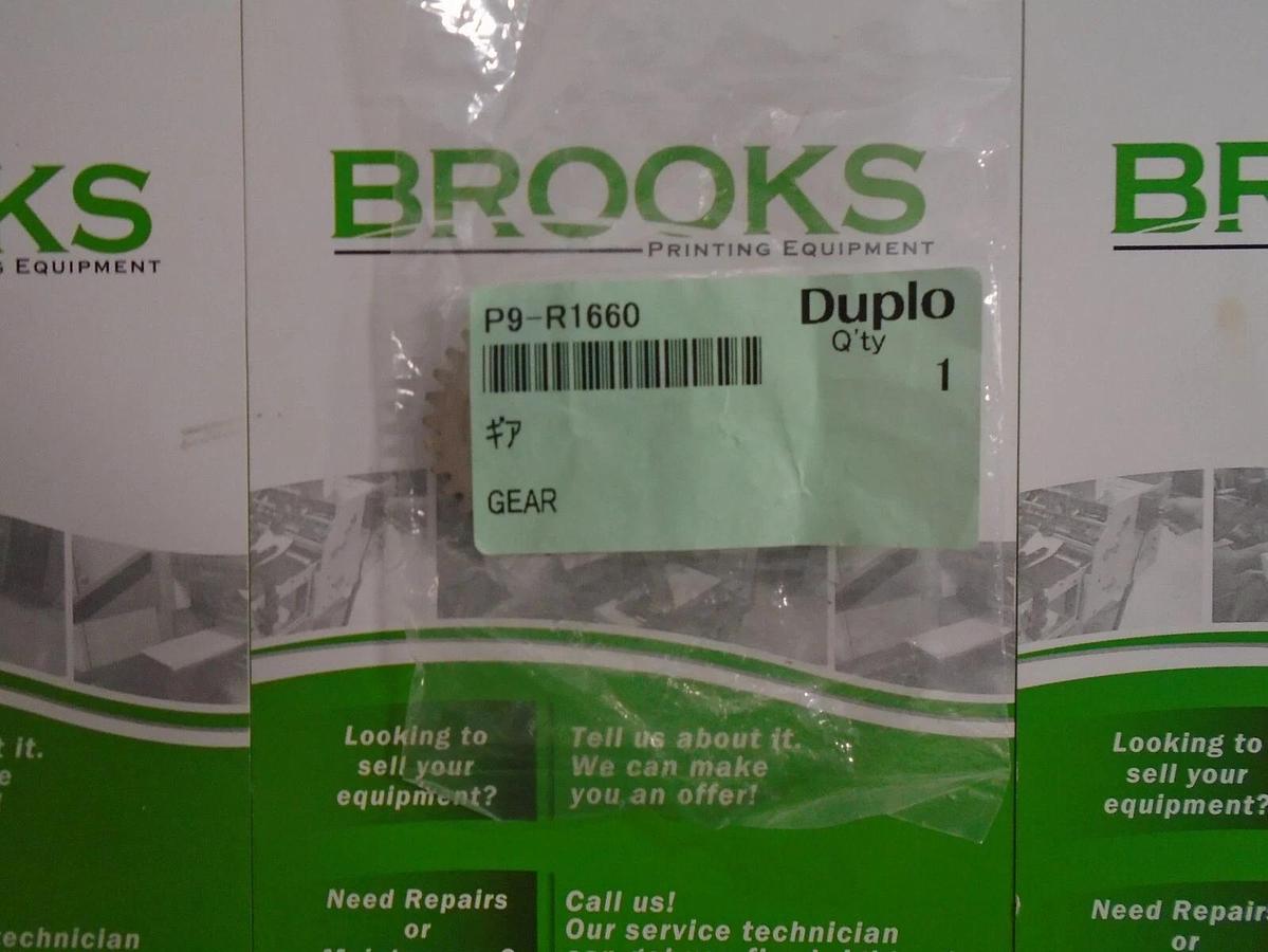 Used Duplo Gear, Part #P9-R1660