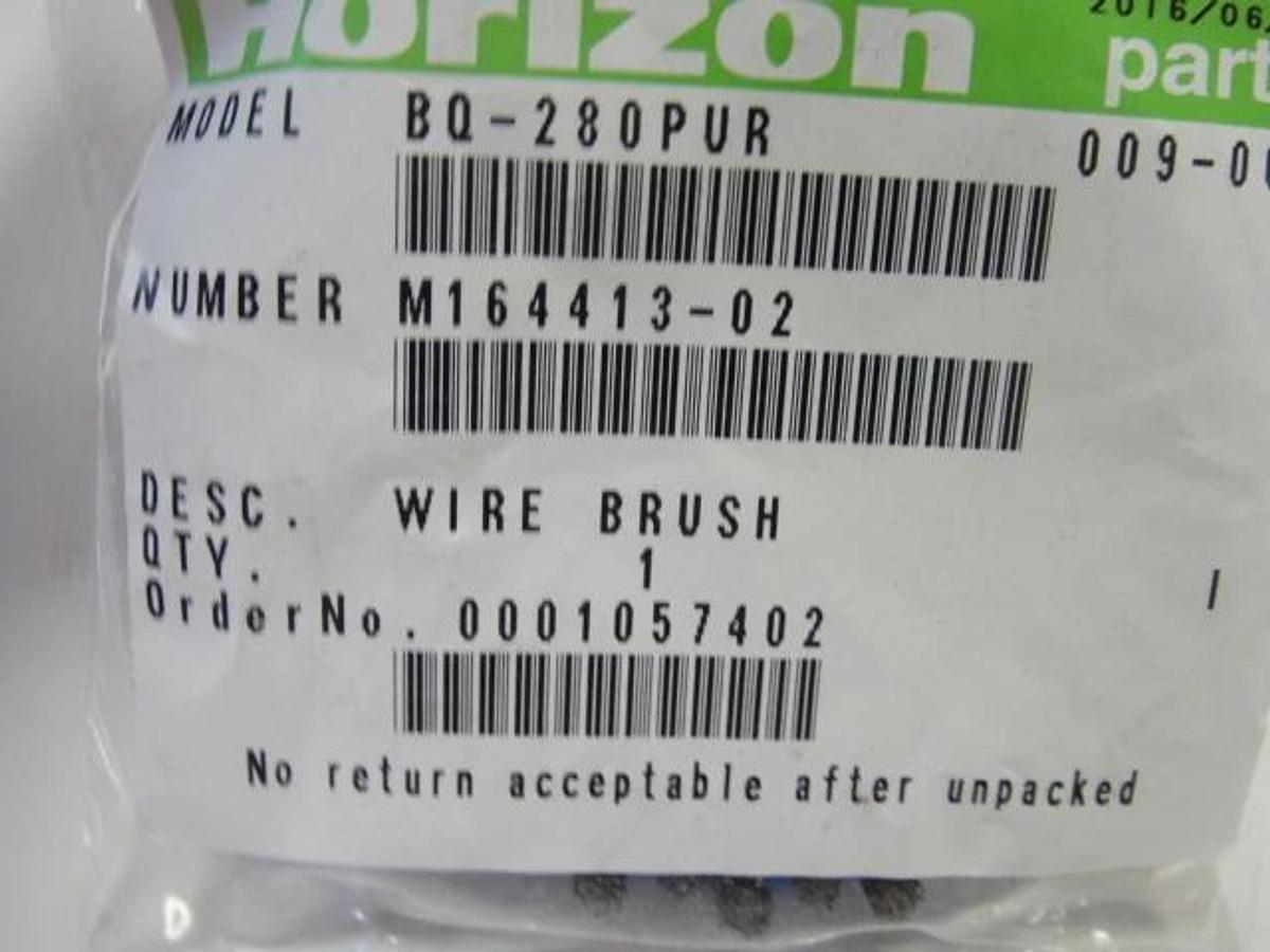 Used Horizon BQ 280 PUR Wire Brush, Part #M164413-02