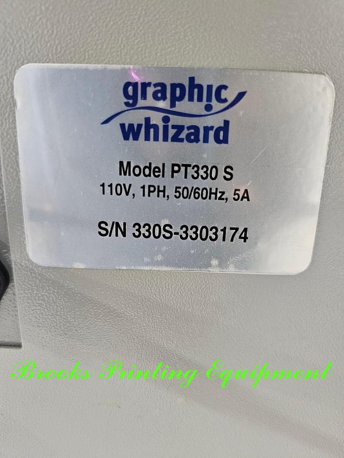 Used Graphic Whizard PT 330 S Creaser