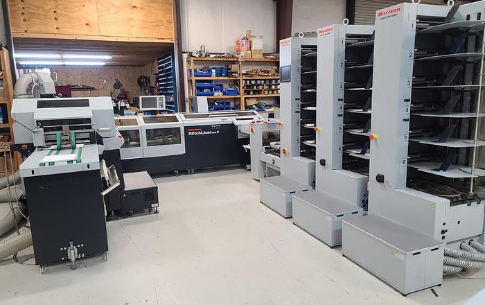 Used Horizon Stitchliner Mark III with 3 VAC-600H Towers, 2017 Video