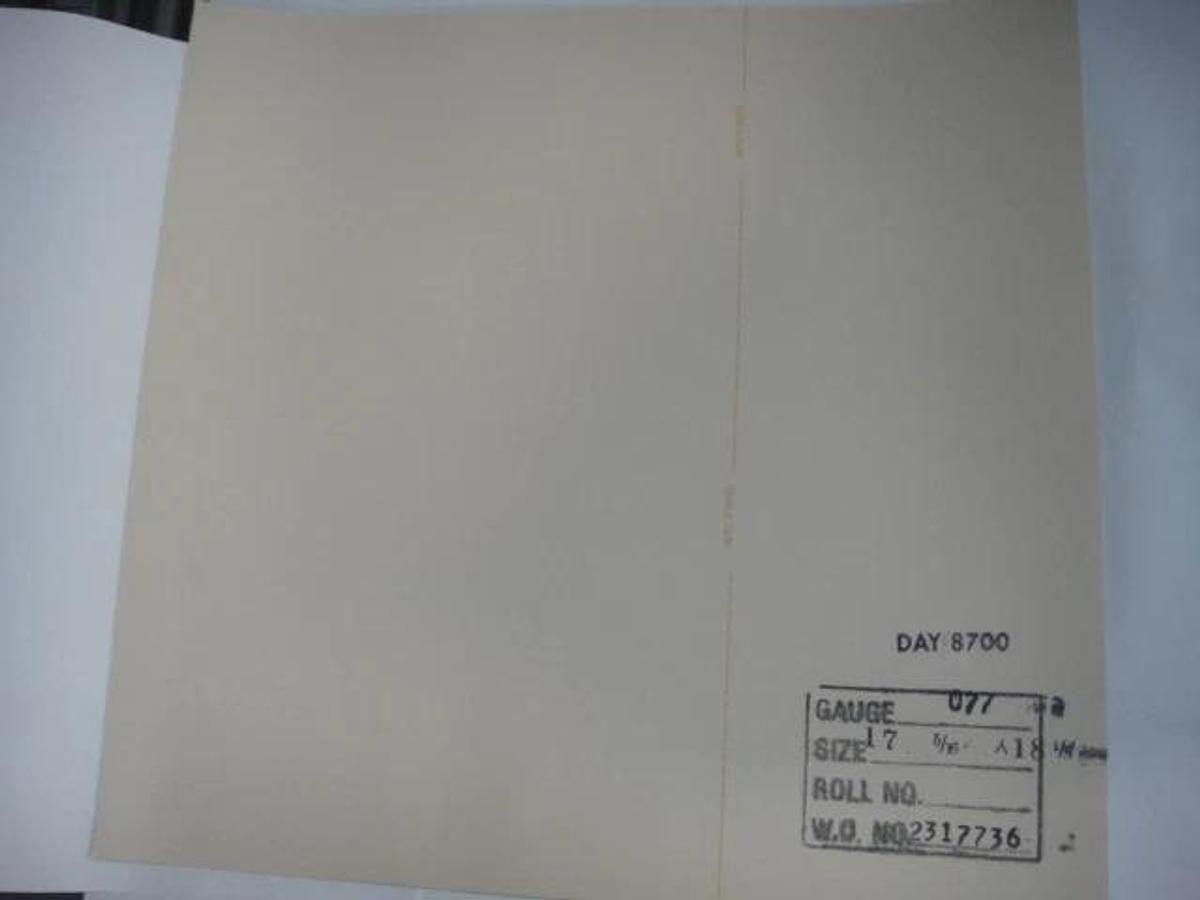 Heidelberg GTO 46 Blanket, Straight Cut