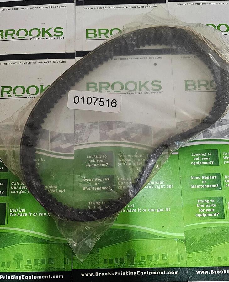 Used MBO Motor Drive Belt (Toothed), Part #0107516