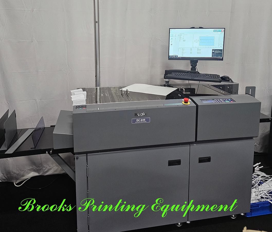 Used Duplo DC-648 Slitter/Cutter/Creaser, 2025 Video