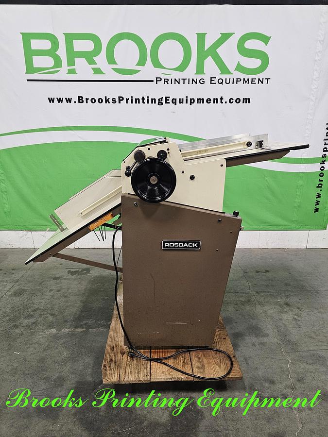 Used Rosback 220A Perforator, Video