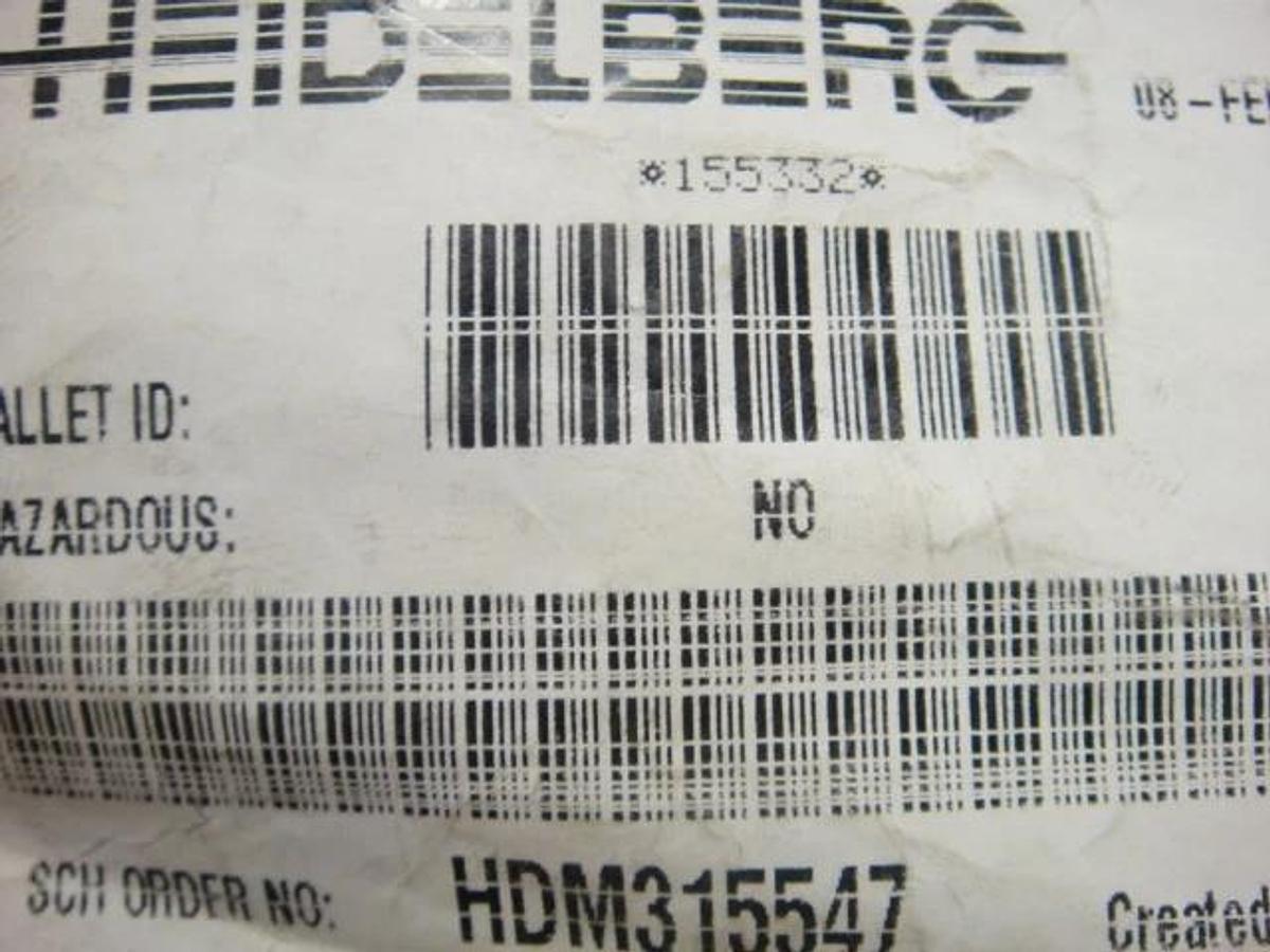 Used Heidelberg Scoring Blade, Part #HDM315547