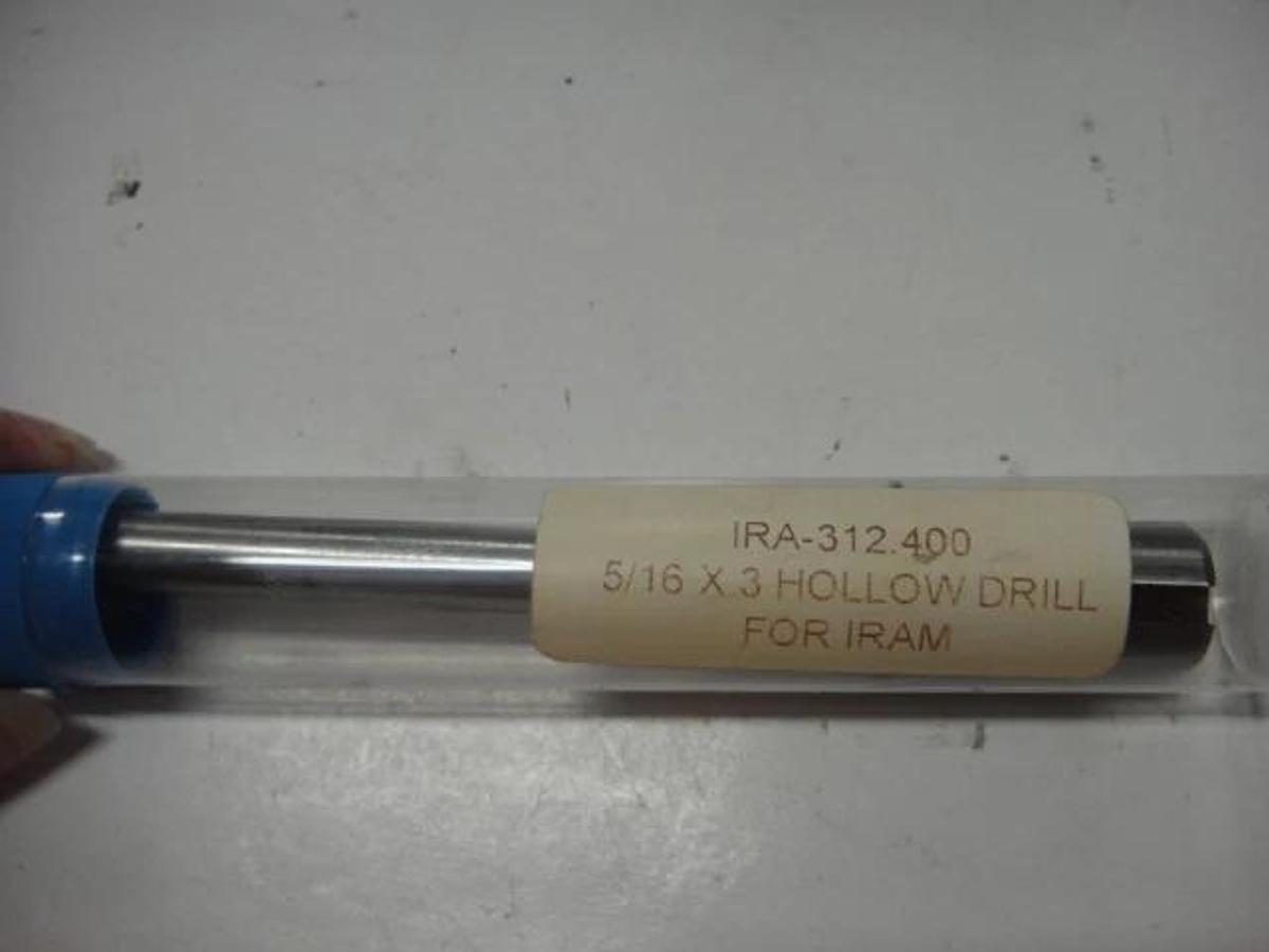 Used Iram or Baum/Naugendaly  5/16 x 13 Hollow Drill Bit (Coating Teflon)