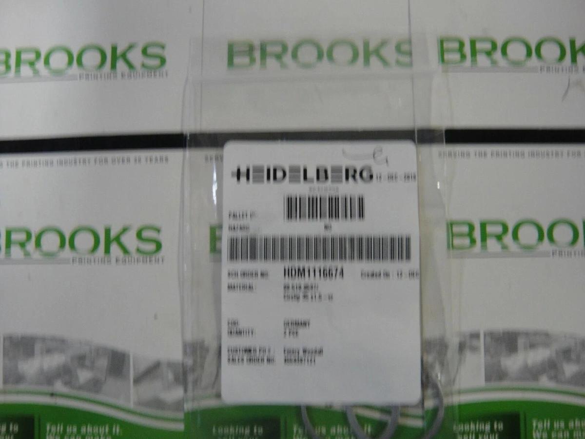 Used Heidelberg Printmaster 46 Circlip, Part #005100597