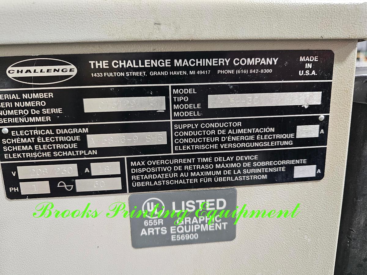 Used Challenge EH-3C Drill, 2001