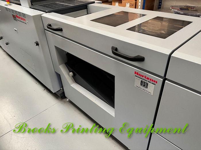 Used Horizon SPF 200L with HOF 400 Digital Sheet Feeder, 2014