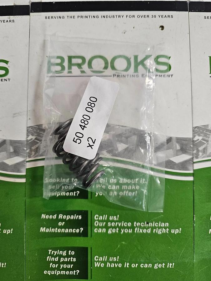 MBO Compression Spring for Fold Roller Hanger, Part #50 480 080