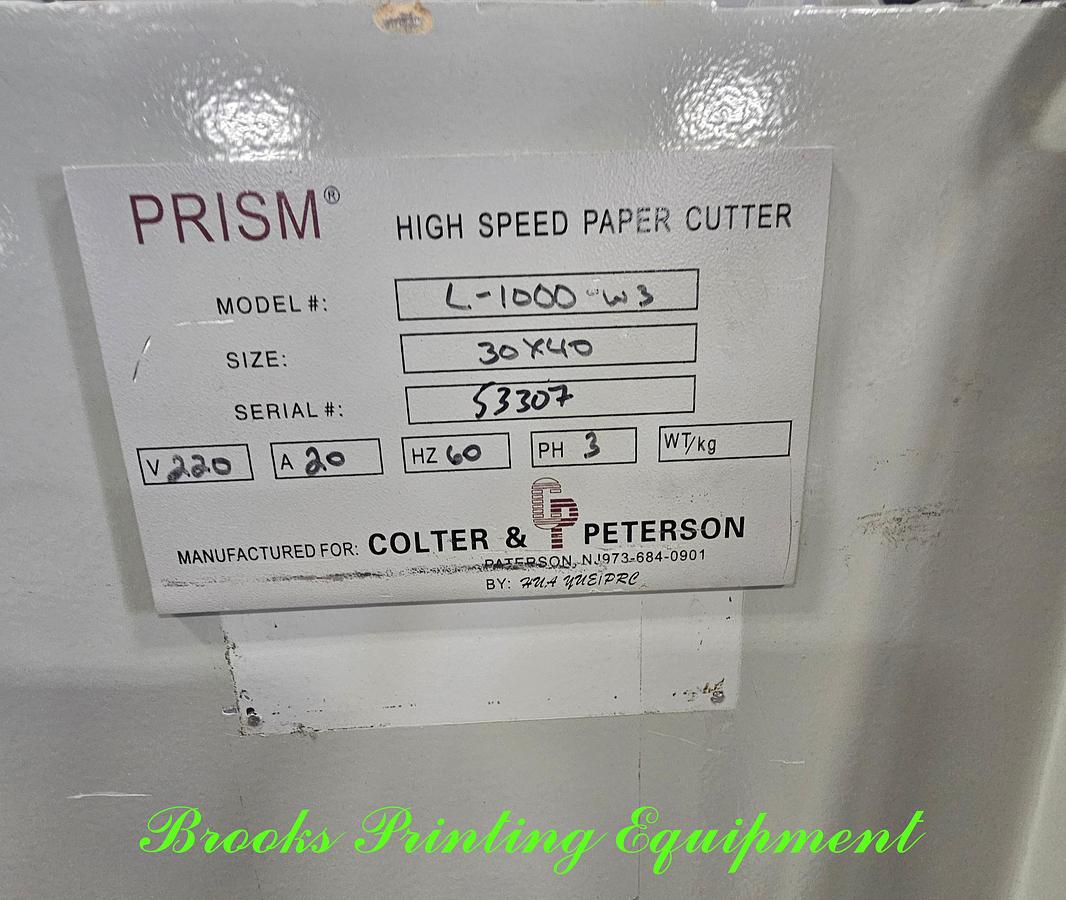 Used Prism L-1000-W3 Lift