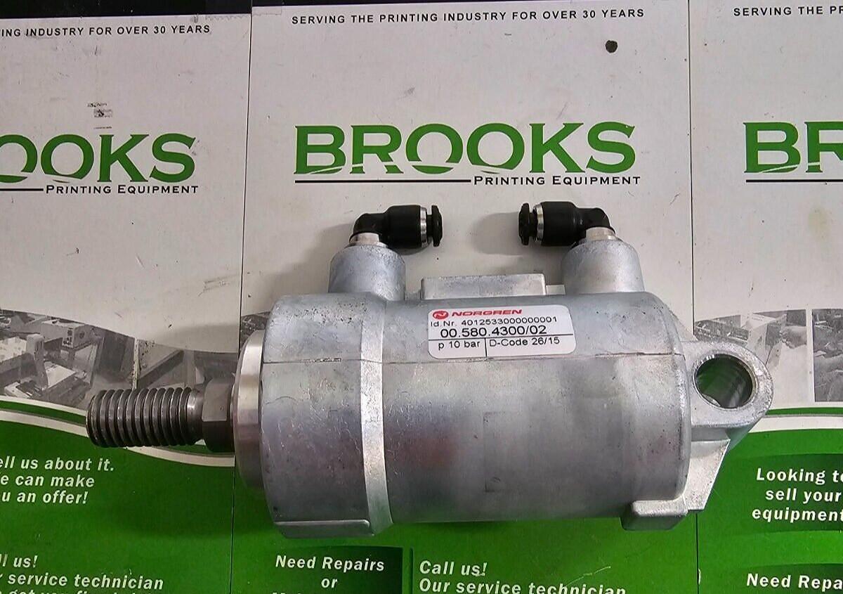 Heidelberg Pneumatic Cylinder D40 H25, Part #00.580.4300102