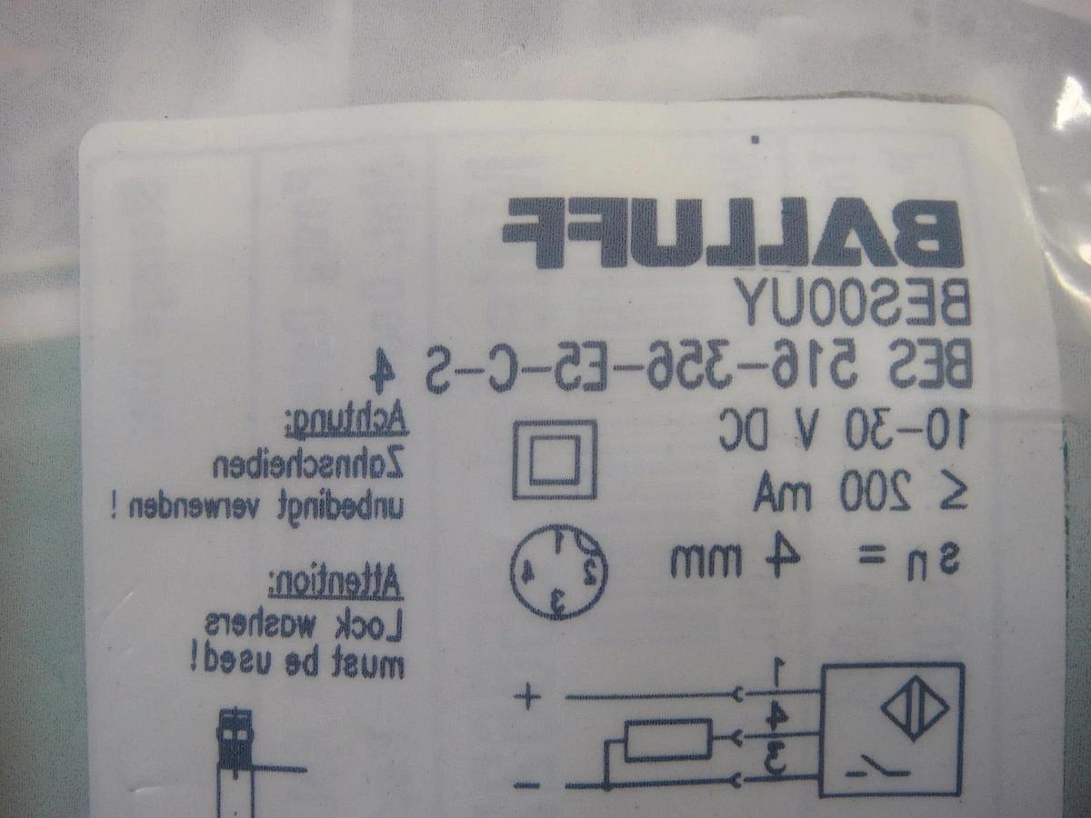 Balluff BES00UY Inductive Proximity Sensor, Part #BES-516-356-E5-C-S4