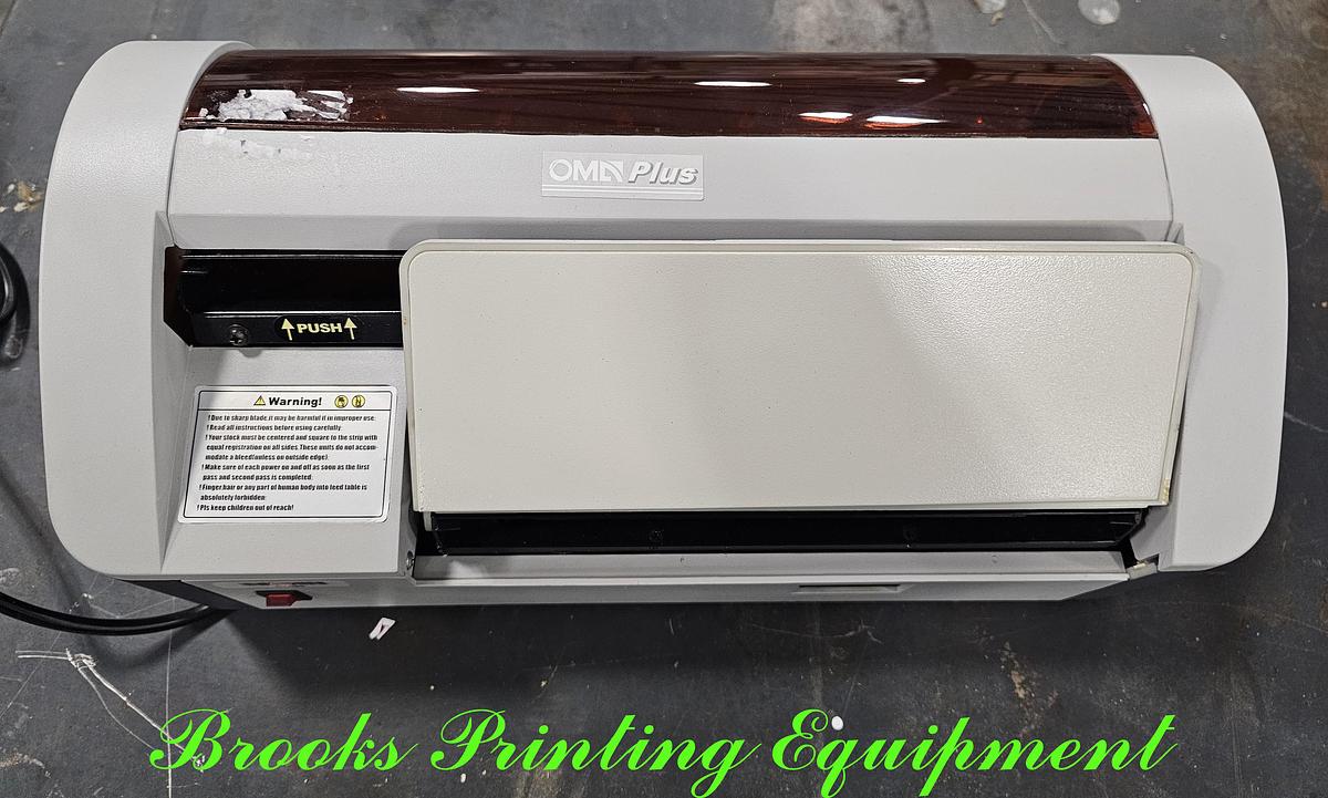 OML Plus Electric Cardmate Business Slitter