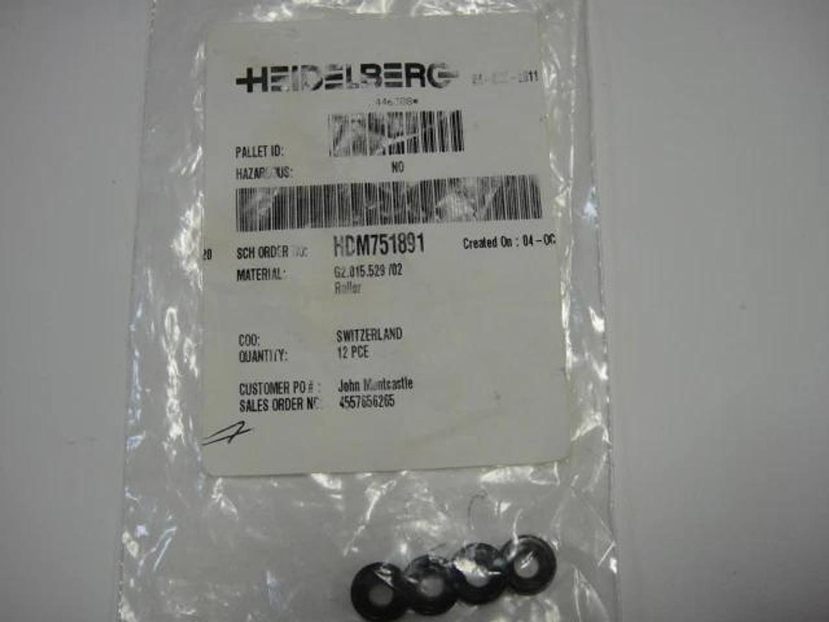 Used Heidelberg OEM Roller, Part #HDM751891