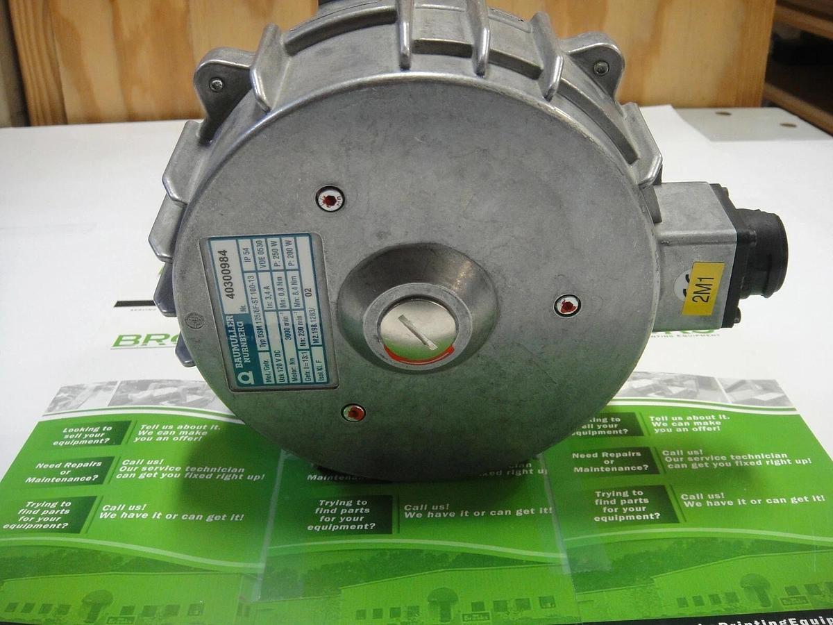 Heidelberg SM 74 Alcolor Motor, Serial #40300984