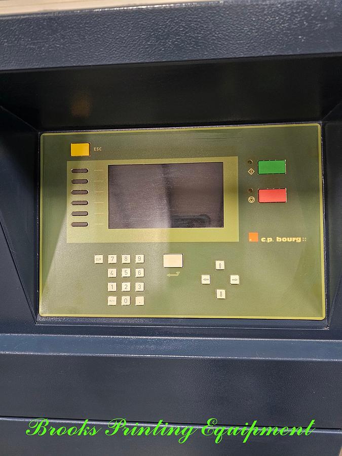 Used CP Bourg BDF InLine Bookletmaker with BST 10 Collator