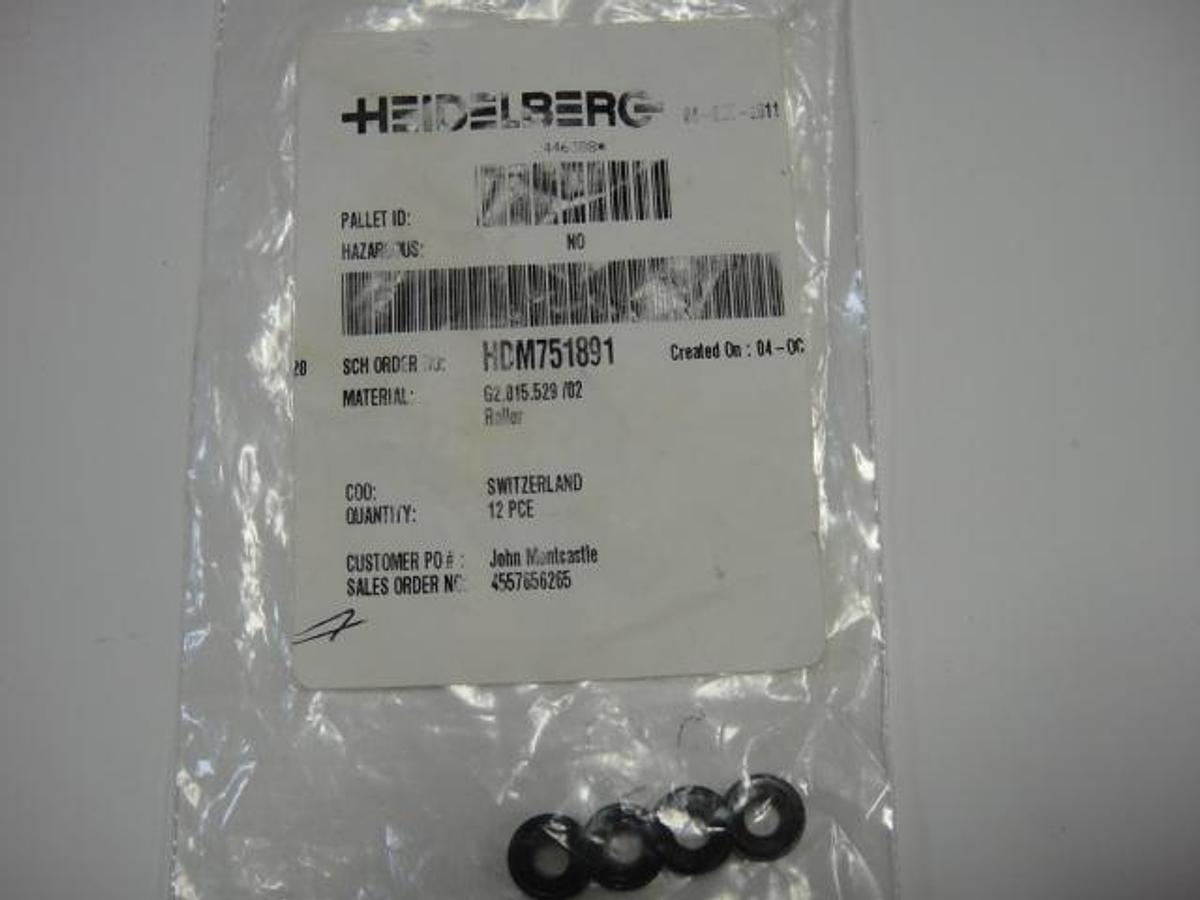 Used Heidelberg OEM Roller, Part #HDM751891