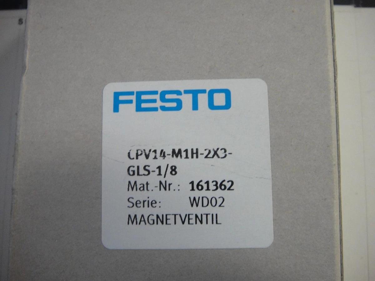 Festo Solenoid Valve, Part #CPV14-M1H-2X3-GLS1/8 (161326)