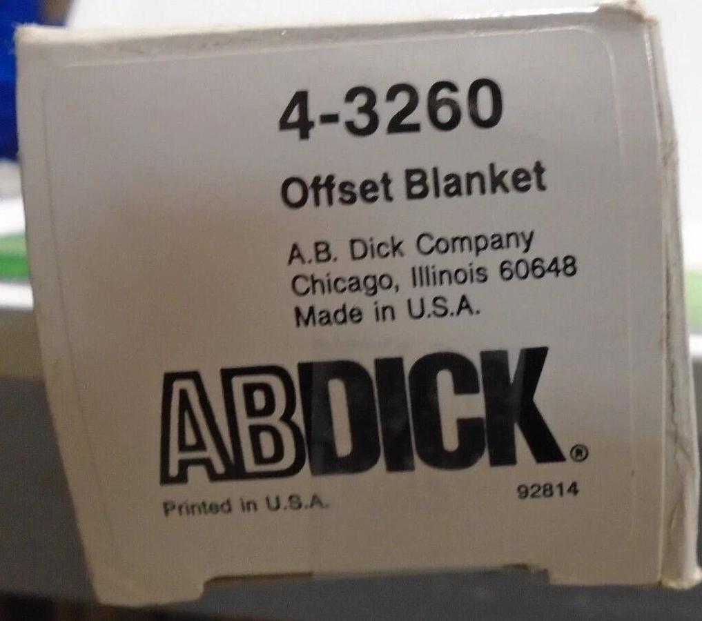 AB Dick Blanket Part #4-3260