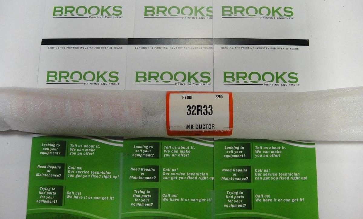 Ryobi 3200 Ink Ductor Roller (New Style), Part #32R33