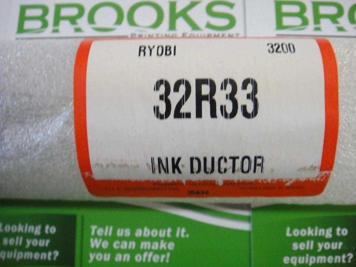Ryobi 3200 Ink Ductor Roller (New Style), Part #32R33