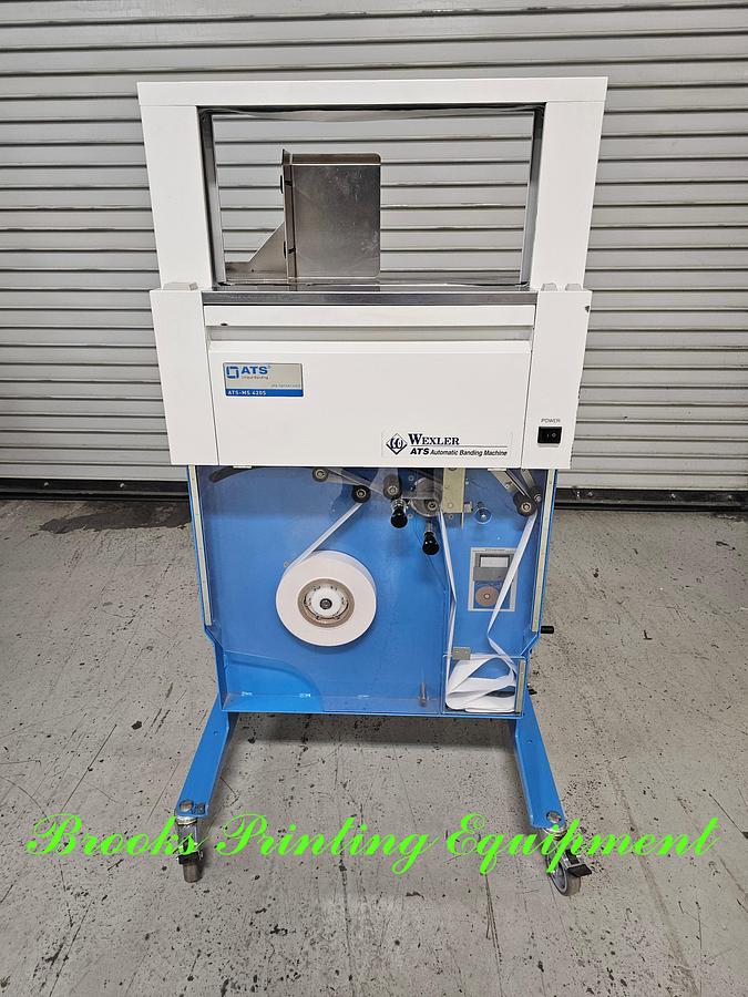 Used Wexler ATS-MS-420S Bander, Video