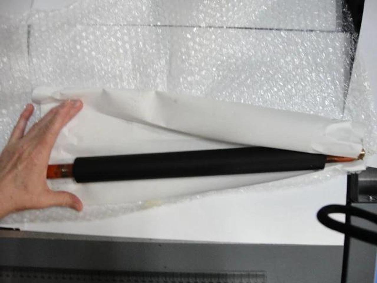 Used Ryobi 3200 or Itek 975 Ink Idler Roller, Part #RY-3203-A