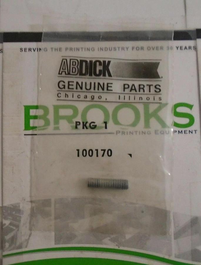 Used AB Dick Socket Set Screw, Part #100170