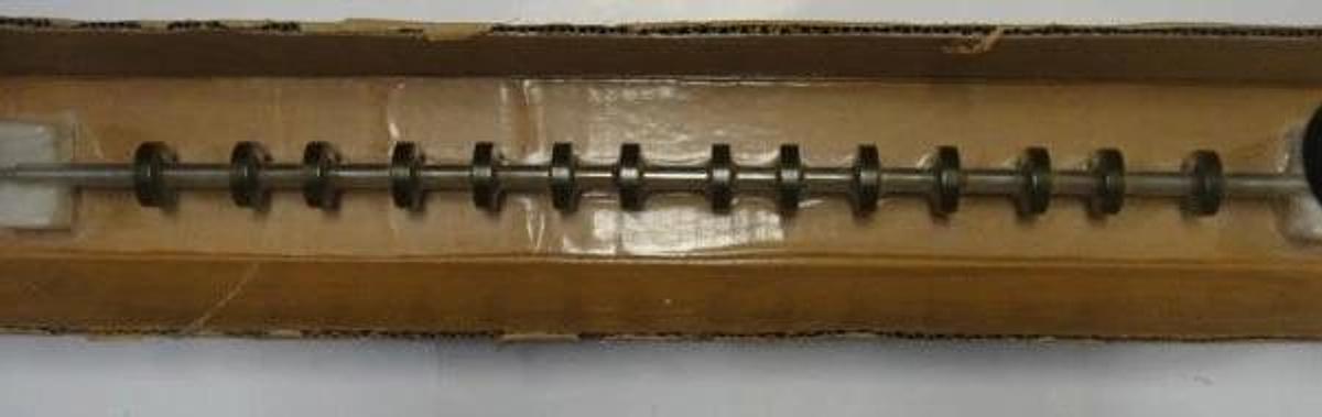 Used AB Dick Forwarding Roller Assembly, 23 1/4" L, Part #80053