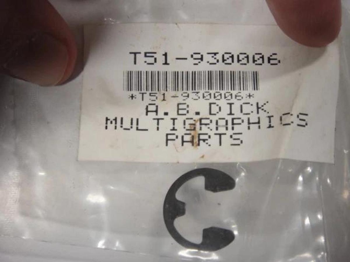 Used T-51 Retaining Ring, Part #T-51-930006