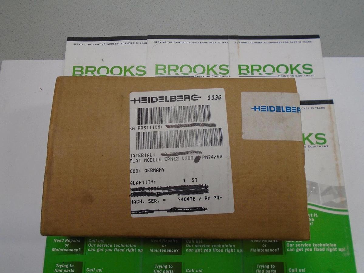 Heidelberg PM 74/52 Flat Module, Part #EPM12 V309