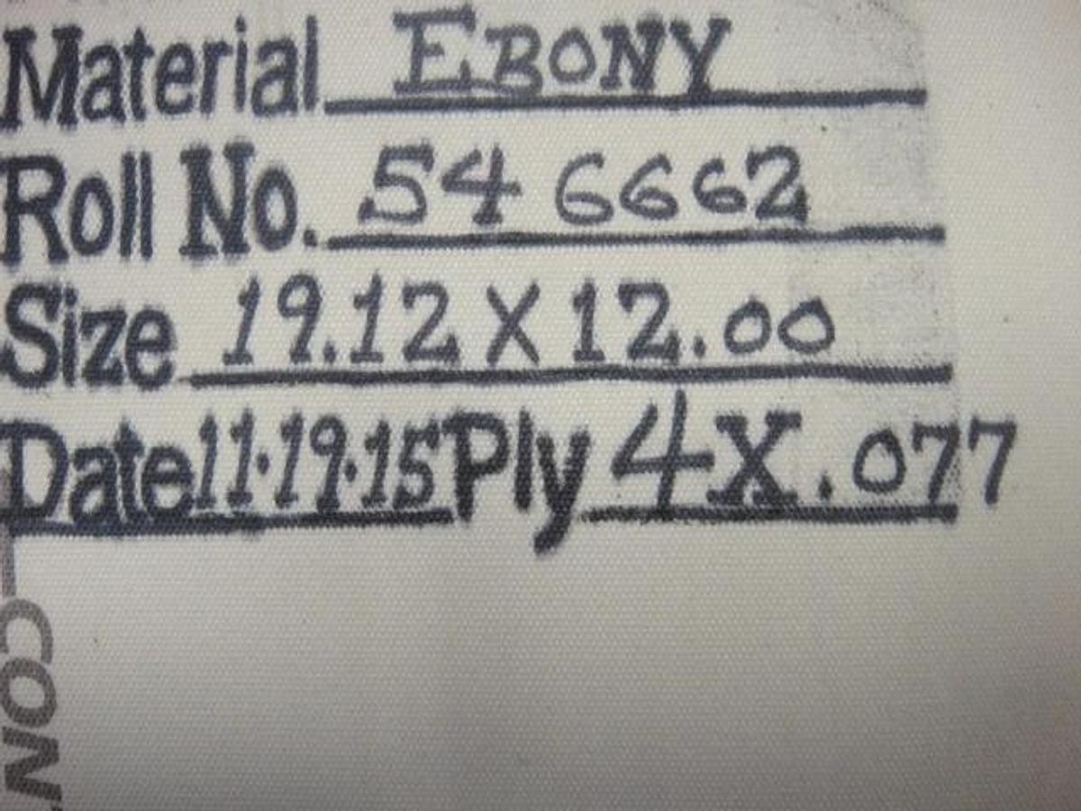 Blanket with 5 Holes, 19.12" AR x 12.00" AC, 4 Ply