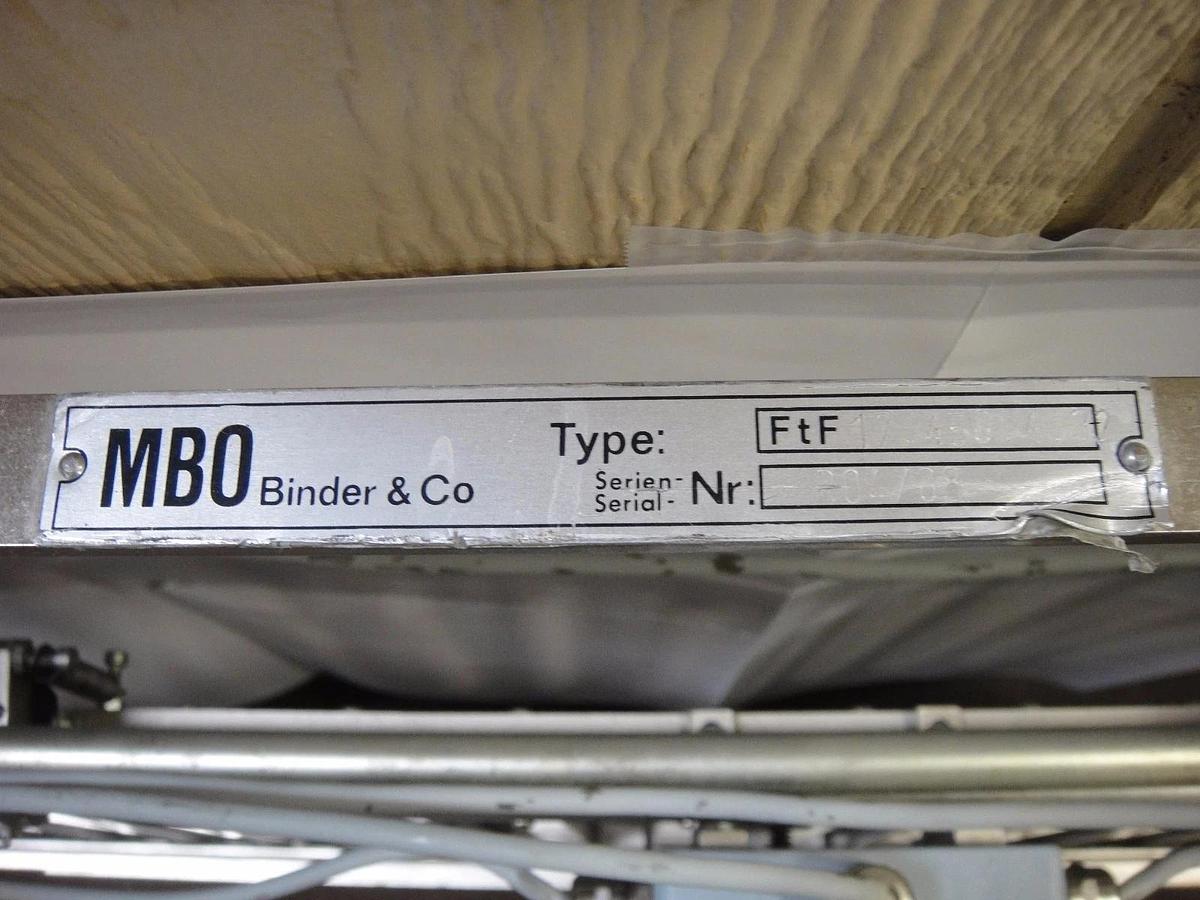 Used MBO B 32 S Perfection Gate Fold Attachment Plate, Sold As Is, No Control Box