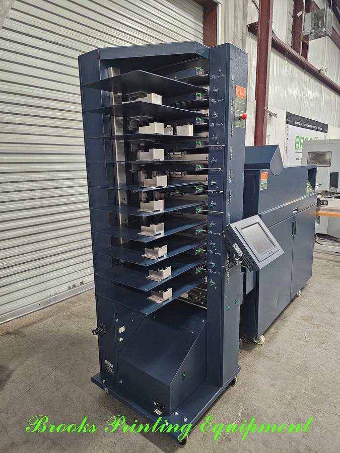 Used CP Bourg BDF InLine Bookletmaker with BST 10 Collator